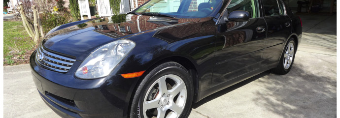 Car Revival: 2004 Infiniti G35 Black with Paint Correction