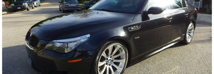 BMW M5 E60 Metallic Sapphire Black Paint Enhancement