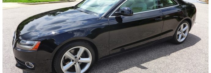 Vehicle Enhancement: Audi A5 Black Coupe