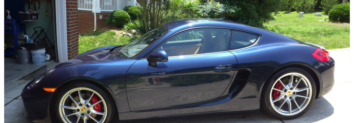 Maintenance Detail: 2014 Cayman Dark Blue Metallic