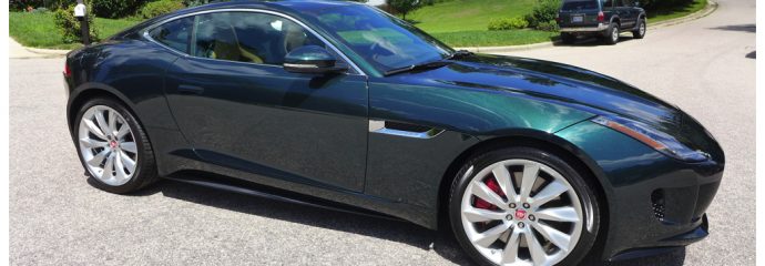 New Car Treatment: 2014 Jaguar F Type R British Racing Green