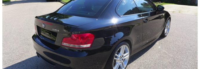 Paint Enhancement: 2012 BMW 135i Jet Black